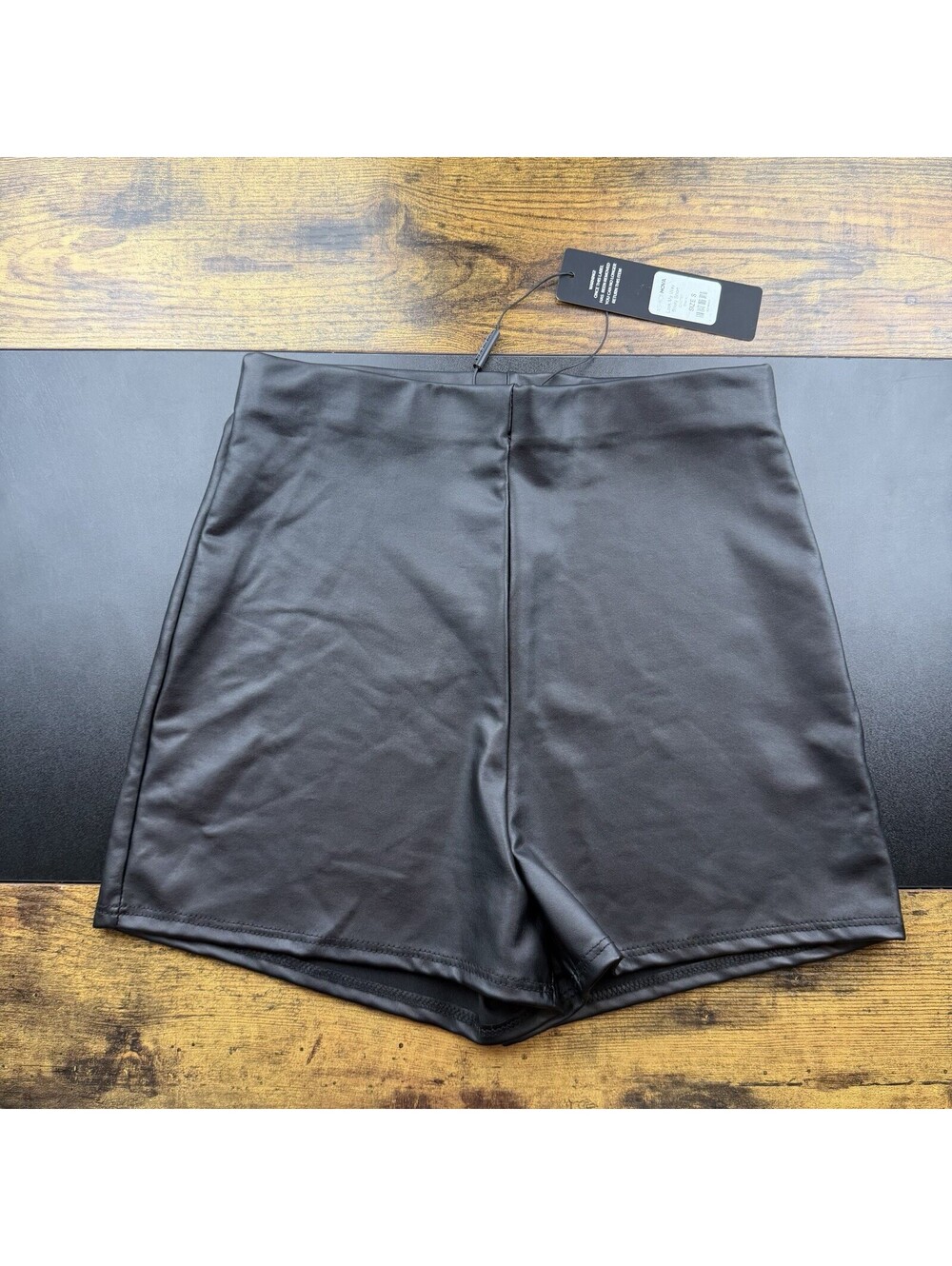Fashion Nova Look At My Way Bodycon Shorts Black Women’s S High Rise